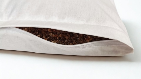 Poduszka do spania z łuską gryki 40x40 cm