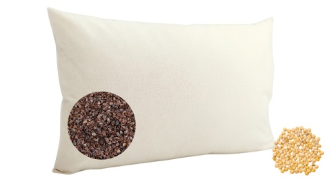 Poduszka z łuską gryki i gorczycą naturalna zdrowotna 50x70 cm